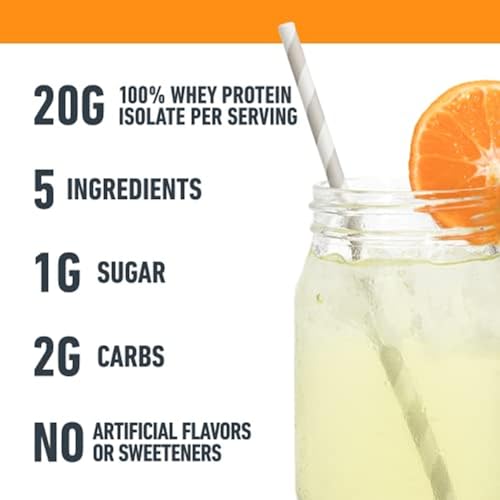 Isopure Protein Powder, Clear Whey Isolate Protein, Post Workout Recovery Drink Mix Isopure Au supplements