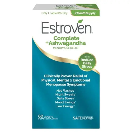 Estroven Complete + Ashwagandha Multi-Symptom Menopause Supplement for Women EstrovenAU supplements