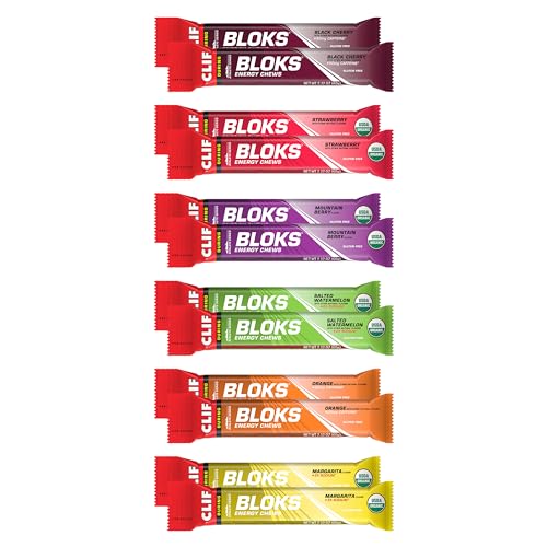 CLIF BLOKS - Energy Chews - Variety Pack - Non-GMO - Plant Based Clif Bar Au supplements