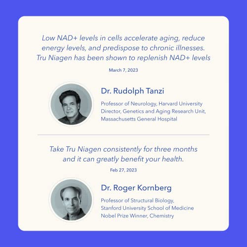 TRU NIAGEN - Patented Nicotinamide Riboside NAD+ Supplement. NR Supports TRU NIAGEN Au supplements