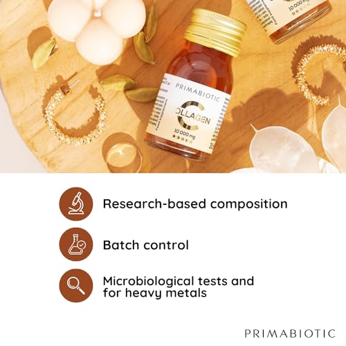 Primabiotic Collagen - Collagen Pack 30 Bottles 30 ml - High Collagen Content [10,000 mg] PRIMABIOTIC Au supplements