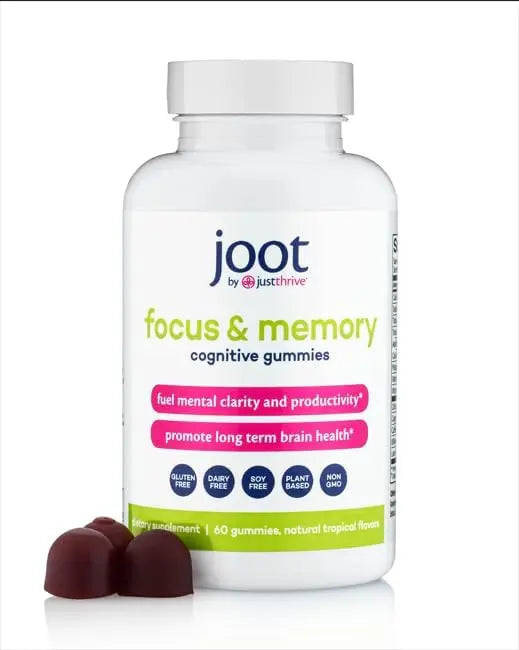 Just Thrive Focus & Memory Gummies – Nootropic Brain Supplement for Clarity, Concentration, Memory Support, & Energy – Citicoline, Lion’s Mane, Vitamin B12 & D3 Just ThriveAu supplements
