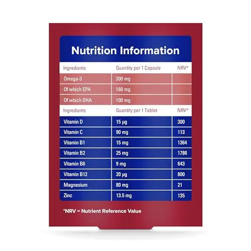 Seven Seas Omega-3 & Multivitamins Man, With B Vitamins and Magnesium, 30-Day Duo Seven Seas uk supplements