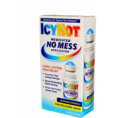 Icy Hot Medicated No Mess Applicator Max-Strength 2.5 Ounce (73ml) (6 Pack) Icy Hot Au supplements