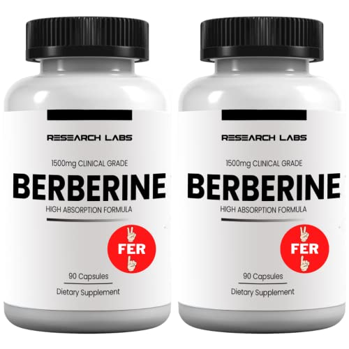 Research Labs 2 Fer 1 Ad - 1500mg Clinical Grade Berberine High Absorption Formula Research LabsAU supplements