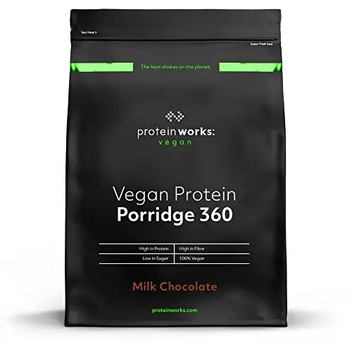Protein Works - Vegan Protein Porridge 360 | High Protein Breakfast | Plant-Based | Chocolate | 450g THE PROTEIN WORKSAU supplements