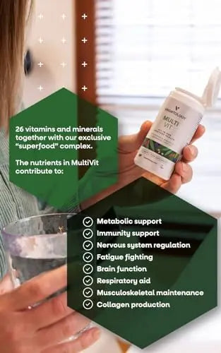 Vegetology MultiVit Vegan Multivitamins w/26 Vitamin & Mineral Supplements Vegetology Au supplements