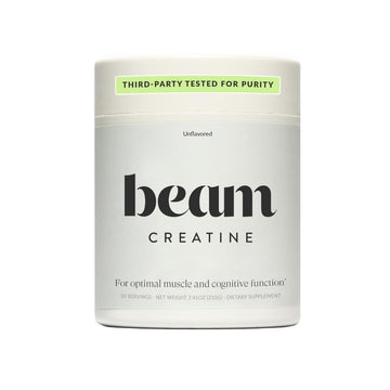 Beam Creatine Monohydrate Powder – 5g Micronized Creatine Monohydrate, Third Party Tested Creatine for Women & Men, Muscle Strength, Growth, Recovery & Cognitive Support, Unflavored, 30 Servings Beam Au supplements