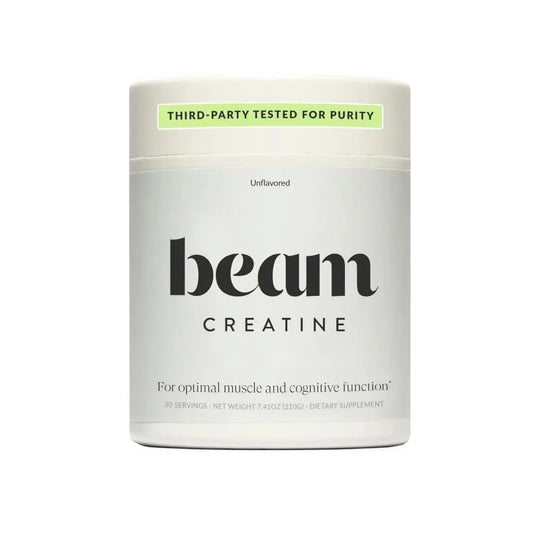 Beam Creatine Monohydrate Powder – 5g Micronized Creatine Monohydrate, Third Party Tested Creatine for Women & Men, Muscle Strength, Growth, Recovery & Cognitive Support, Unflavored, 30 Servings BeamAU supplements