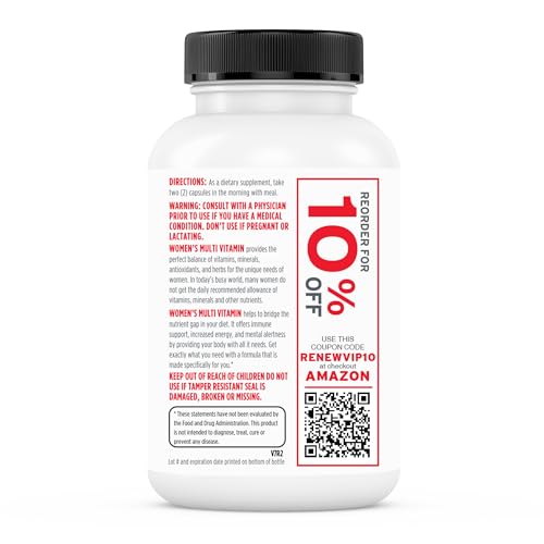 Renew Actives Women's Multi-Vitamin & Antioxidant: Daily Health Supplement for Woman Renew Actives Au supplements