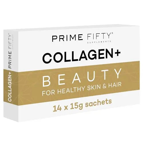 Prime Fifty Liquid Collagen 5,000mg, 14 x 15ml Sachets – Passion Fruit Flavour FutureYou CambridgeAU supplements