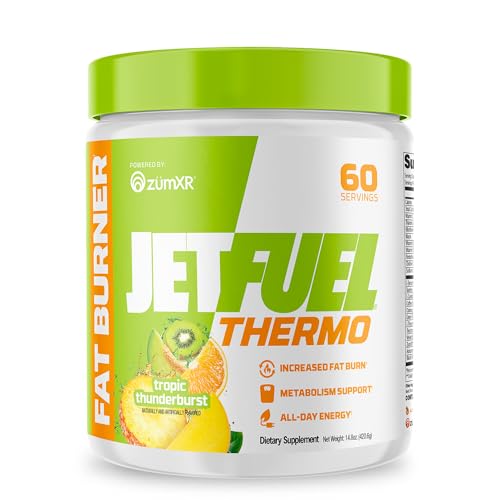 GAT SPORT JetFuel Tropic Thunderburst Thermo Powder for Fat Burning, ZumXR Caffeine GAT SPORT Au supplements