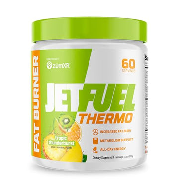 GAT SPORT JetFuel Tropic Thunderburst Thermo Powder for Fat Burning, ZumXR Caffeine GAT SPORT Au supplements
