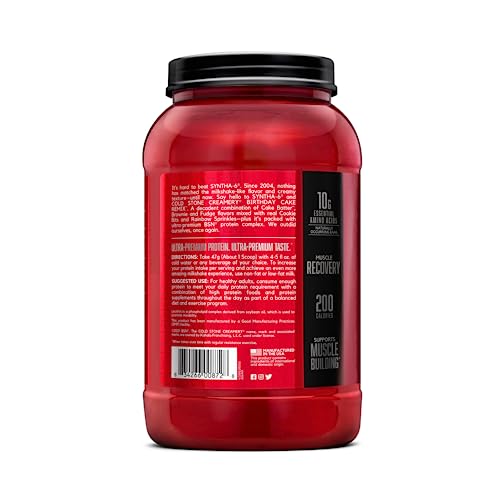 BSN Syntha-6 Whey Protein Powder, Cold Stone Creamery- Birthday Cake Remix Flavor BSN Au supplements