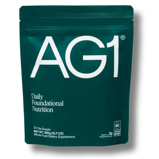 AG1 Greens Powder Refill Pouch – 75 Vitamins, Multivitamin & Probiotic | Gut Health Support | Vegan, Keto, Gluten Free | Athletic Greens Supplement - Pouch Only, Classic Formula AG1AU supplements