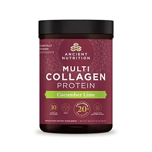 Ancient Nutrition Collagen Powder Protein, Multi Collagen Protein, Cucumber Lime, Hydroly Ancient NutritionAU supplements
