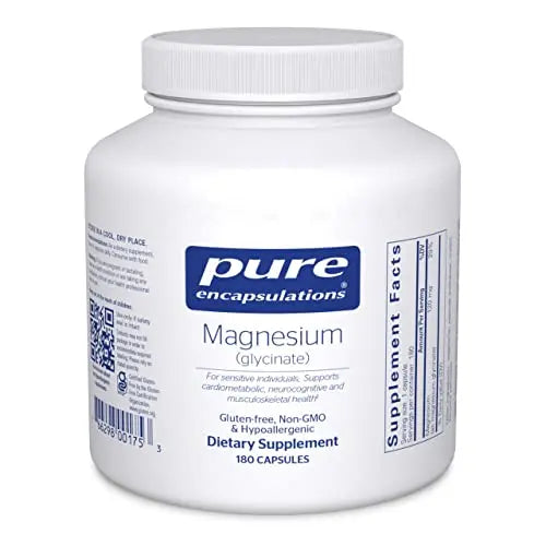 Pure Encapsulations Magnesium (Glycinate) - Supplement to Support Stress Relief, Sleep Pure EncapsulationsAU supplements