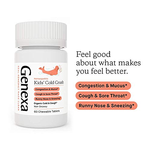 Genexa Cold Crush for Children – 60 Tablets | Certified Organic & Non-GMO, Physician Genexa Au supplements
