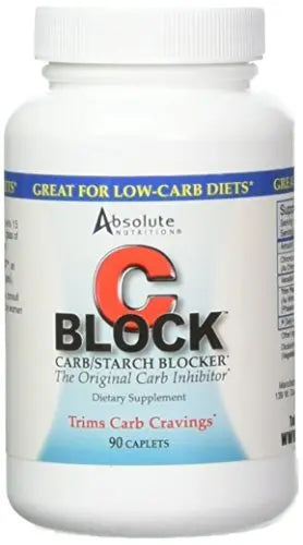 Absolute Nutrition CBlock Carb/Starch Blocker, 90 Caplets Absolute NutritionAU supplements
