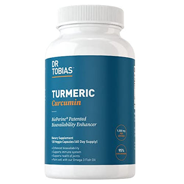 Dr. Tobias Turmeric Curcumin Supplement with BioPerine & Black Pepper, Extra Strength Dr. Tobias Au supplements