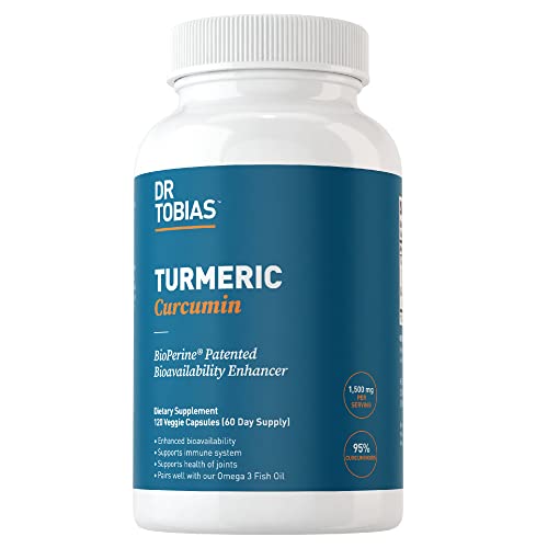 Dr. Tobias Turmeric Curcumin Supplement with BioPerine & Black Pepper, Extra Strength Dr. Tobias Au supplements