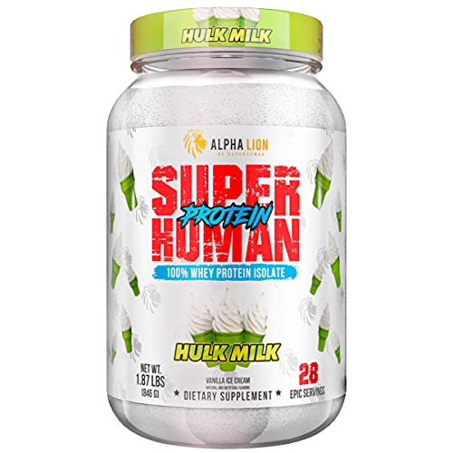 ALPHA LION Superhuman Whey Protein Powder, Great Tasting Pure Whey Protein Isolate ALPHA LIONAU supplements