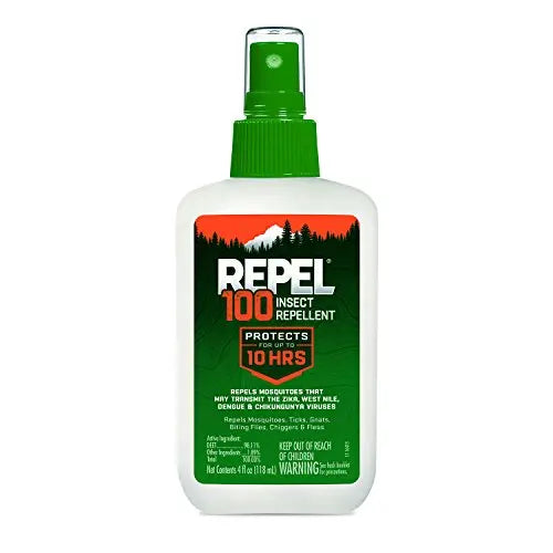Repel 100 Insect Repellent, Pump Spray, 4-Fluid Ounces, 10-Hour Protec RepelAU supplements
