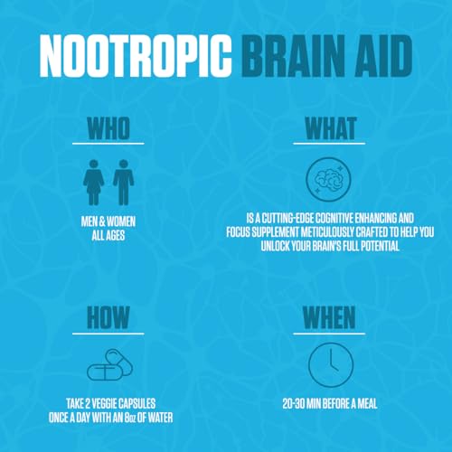 Nootropic Brain Aid | #1 Rated Focus & Memory Supplement | Improve Concentration EPN Supplements Au supplements