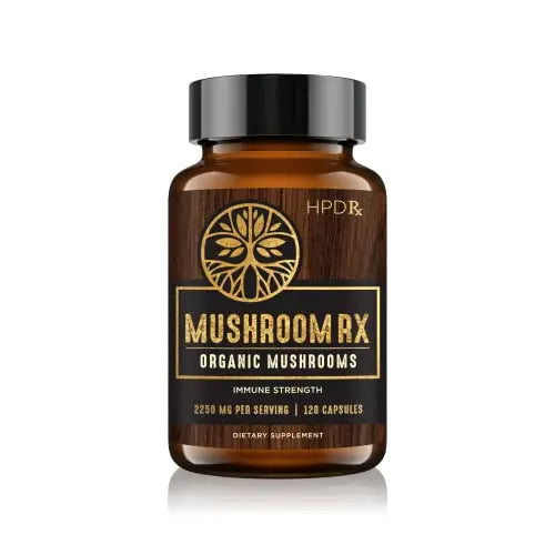 HPD Rx Mushroom Rx Organic Mushroom Extract Blend Max Immunity Dose, Lion’s Mane HPD Rx uk supplements