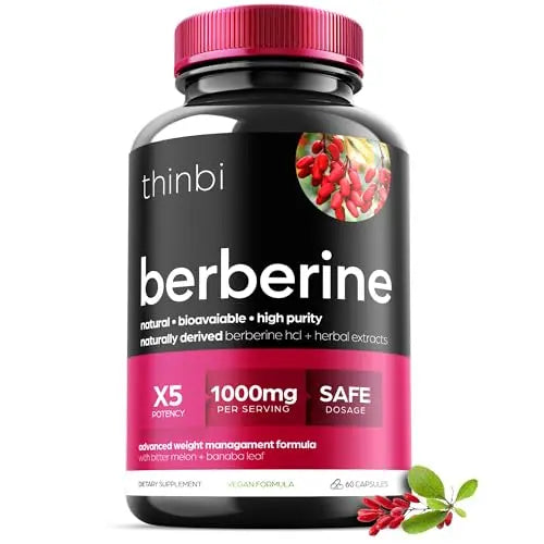 Berberine Supplement 1000mg Potent Botanical Capsules for Weight ArtnaturalsAU supplements