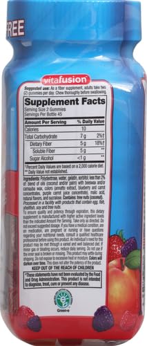 Vitafusion Fiber Well Sugar Free Fiber Supplement, Peach, Strawberry And Blackberry Vitafusion Au supplements