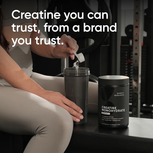 Sports Research Creatine Monohydrate - Gain Lean Muscle, Improve Performance Sports Research Au supplements
