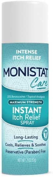 Monistat Instant Itch Relief Spray for Women, Maximum Strength Feminine Itch Care, 2 oz (Pack of 2) Monistat Au supplements