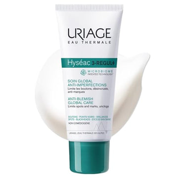 Uriage Hyseac 3-regul+ | Face Moisturizer For Oily Skin Prone To Acne. Pimples, Spots Uriage Au supplements