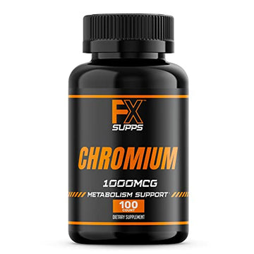 FX Supps Chromium Polynicotinate 1000 mcg (100 Capsules) Weight Management Supplements FXSUPPS Au supplements