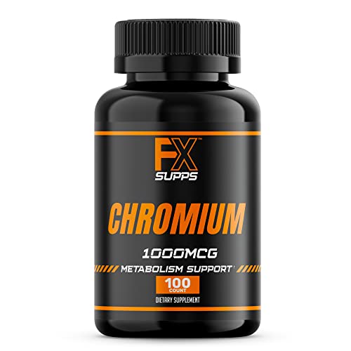 FX Supps Chromium Polynicotinate 1000 mcg (100 Capsules) Weight Management Supplements FXSUPPS Au supplements