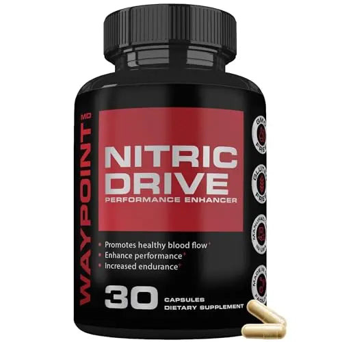 Advanced Nitric Oxide Supplement for Men- 342% Nitric Oxide Booster – Includes L Arginine WAYPOINT HEALTHAU supplements