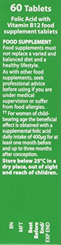 Vitabiotics Ultra Folic Acid Tablets 400 mcg Vitamin B9 with Vitamin B12-60 Tablets Vitabiotics Ultra Au supplements