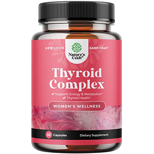 Advanced Thyroid Support for Women with Ashwagandha - Adaptogenic Thyroid Supplement Natures CraftAU supplements