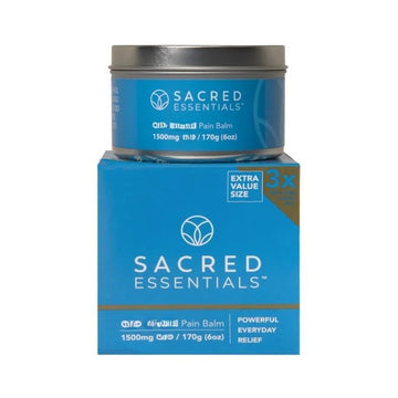 Sacred Essentials™ Extra Strength Hemp Cream, 6 oz, 1500 mg - Ideal for Muscles, HIPS, Joints, Neck, Back, Elbows, Fingers, Hands, and Knees. Made in USA Sacred Essentials Au supplements