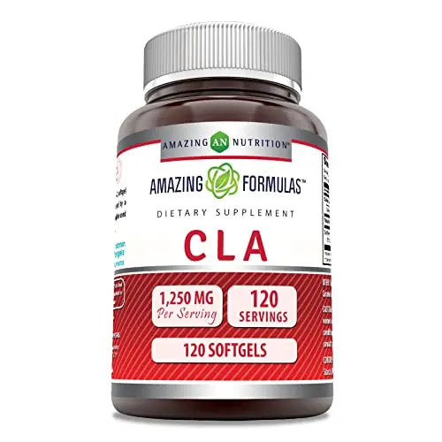 Amazing Formulas CLA | Conjugated Linoleic Acid Supplement | 1250 Mg | 120 Softgels Amazing NutritionAU supplements