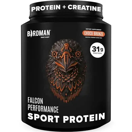 Birdman Falcon Performance Vegan Protein Powder, 31g Protein, 5g Creatine, 5g BCAA BIRDMANAU supplements