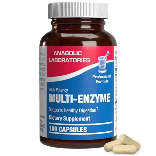 Anabolic Laboratories Multi Enzyme Nutritional Supplements - 100 Capsules of Digestive Anabolic LaboratoriesAU supplements