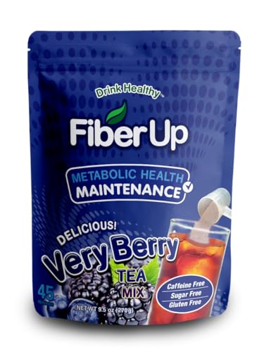 FIBER UP, Delicious Prebiotic Soluble Fiber Supplement, Very Berry Tea, 45 Servings. FIBER UP Au supplements
