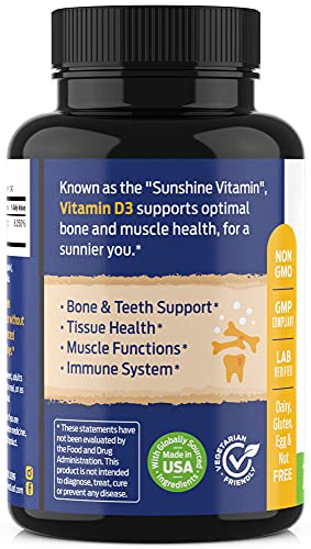 ForestLeaf - Vitamin D3 IU Weekly Supplement (50,000 IU - 240 Count) ForestLeaf Au supplements