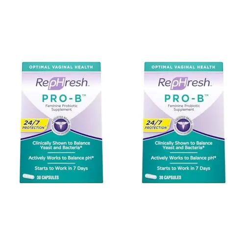 Rephresh Pro-B Probiotic Supplement for Women, 30 Oral Capsules (Pack of 2) RephreshAU supplements