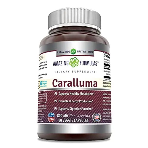 Amazing Formulas Caralluma Dietary Supplement 800 mg 60 Veggie Capsules Amazing NutritionAU supplements