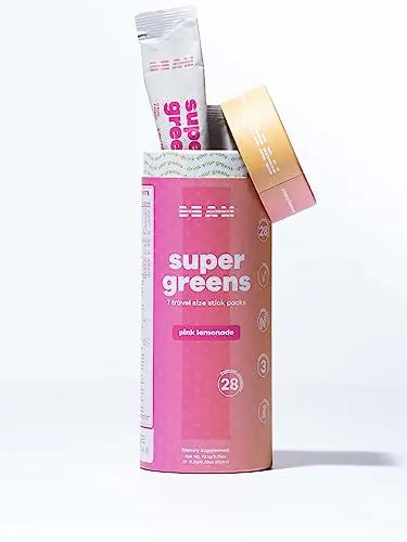 BEAM be Amazing Super Greens Powder with Prebiotics, Digestive Enzymes & Antioxidants BEAMAU supplements
