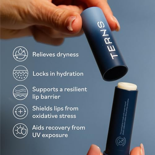 TERNS Everyday Lip Balm | Hyaluronic Acid + Baobab & Meadowfoam Oils, Algae-Powered Sirenas Complex OS, Refreshing Mint, Non-Sticky Cushion Glide, Cruelty-Free TERNS Au supplements