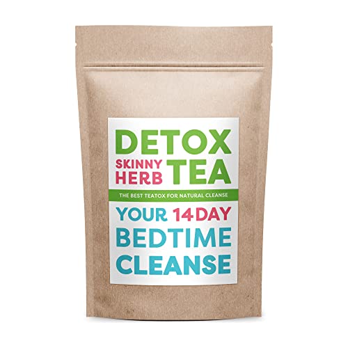 14 Days Bedtime Cleanse Tea : Detox Skinny Herb - Effective Detox Tea, Support Cleanse Detox Skinny Herb TeaAU supplements